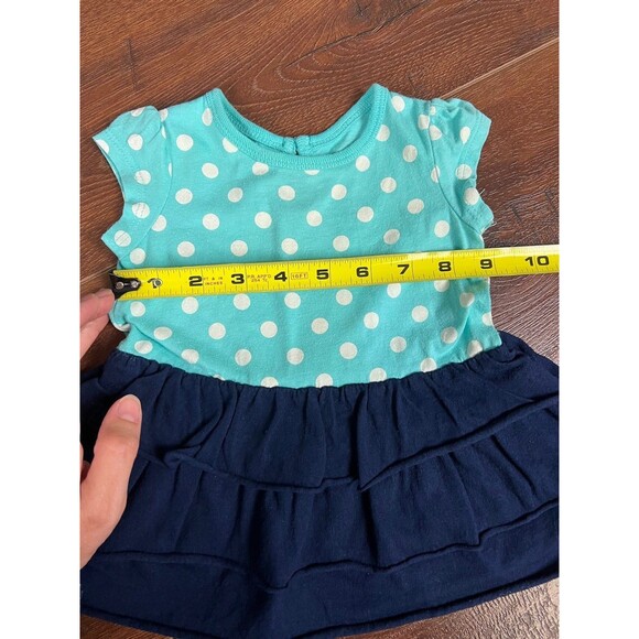 Cherokee Girls Size 3-6 Months Polka Dot Dress with Diaper Cover! - Picture 5 of 6